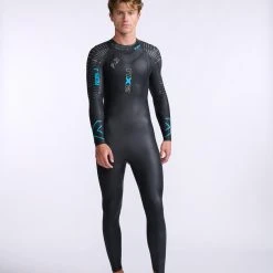 2XU - P:2 Propel Wetsuit - Men's - Black/Aloha - 2023 -mytriathlon shop MW4990c BLK ALO 19 40071.1666194102