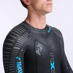 2XU - P:2 Propel Wetsuit - Men's - Black/Aloha - 2023 -mytriathlon shop MW4990c BLK ALO 21 18076.1666194413