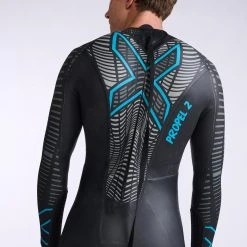 2XU - P:2 Propel Wetsuit - Men's - Black/Aloha - 2023 -mytriathlon shop MW4990c BLK ALO 27 39779.1666194406