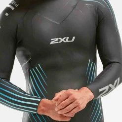 2XU - P:1 Propel Wetsuit - Men's - Black/Blue Ombre - Ex-Rental One Hire -mytriathlon shop MW4991c BLK BRE 04 squashed 17788.1675764947