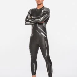 2XU - Propel Pro Wetsuit - Men's -mytriathlon shop MW5124c BLK SIL 09 25346.1654767787