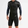 2XU - Pro-Swim Run SR1 Wetsuit - Men's - Ex-Rental 1 Hire -mytriathlon shop MW5479c BLK AQR 00 squashed 41564.1653062495