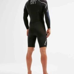 2XU - Pro-Swim Run SR1 Wetsuit - Men's - Ex-Rental 1 Hire -mytriathlon shop MW5479c BLK AQR 01 squashed 26188.1653062495