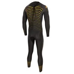 Zone 3 Zone3 - Thermal Aspect Breaststroke Wetsuit - Men's - Black/Orange/Yellow -mytriathlon shop Mens Aspect Thermal Wetsuit Back 1 24332.1665404868