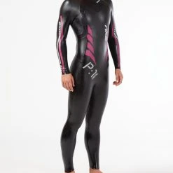 2XU - Women's P:1 Propel Wetsuit - Black/Pink Peacock - Ex-Rental 2 Hire -mytriathlon shop WW4994c BLK PPK 02 26195.1636542684