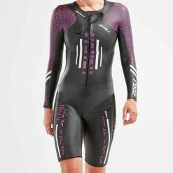 2XU - Pro-Swim Run Pro Wetsuit - Women's - Ex-Rental 1 Hire -mytriathlon shop WW5478c BLK VBY 02 squashed 80440.1631699386