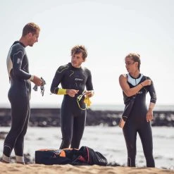 Zone 3 Zone3 - Men's Agile Wetsuit - Black/Silver/Gunmetal - 2023 - Ex-Rental 1 Hire -mytriathlon shop Zone3 wetsuits Nov2020 JamesMitchell 2257 08777.1666019412