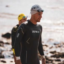 Zone 3 Zone3 - Men's Agile Wetsuit - Black/Silver/Gunmetal - 2023 - Ex-Rental 1 Hire -mytriathlon shop Zone3 wetsuits Nov2020 JamesMitchell 2364 88414.1666019412