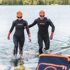 Zone 3 Zone3 - Men's Aspect 'Breaststroke' Wetsuit - Black/Blue/Orange - 2023 -mytriathlon shop Zone3 Feel Good Films162 91355.1667130565